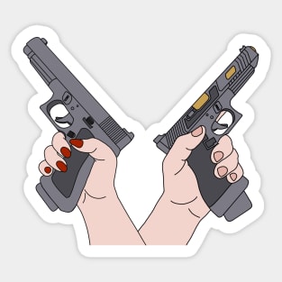 DPS Gun Sticker